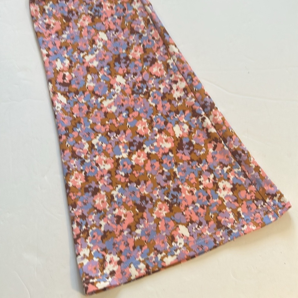 Billabong Small Pants Hang Loose Pant ditsy floral print high waist flare NWT - Picture 4 of 10